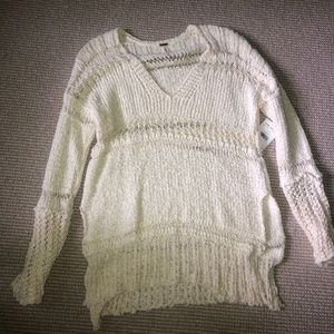 Free People Ivory Sweater (Brand New)